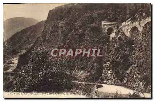 Ansichtskarte AK Route De Cauterets A Pierrefitte La sortie du tunnel