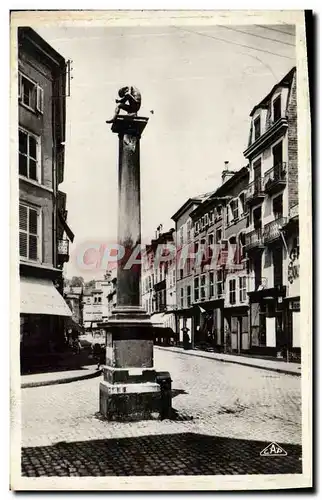 Cartes postales moderne Epinal La Fontaine Pinau et la rue Rualmenil
