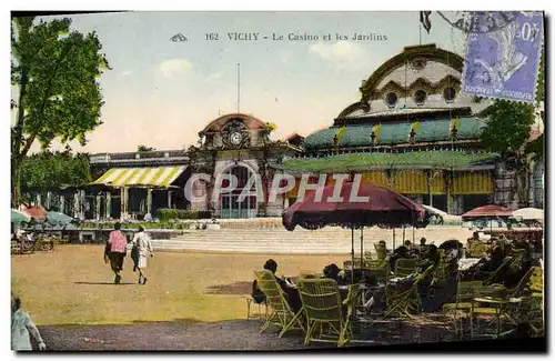 Cartes postales Vichy Le Casino Et Les Jardins