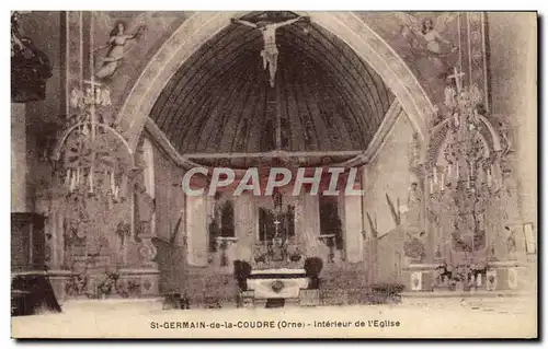 Cartes postales St Germain De La Coudre Interieur De I'Eglise