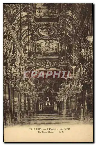 Cartes postales Paris L&#39Opera Le Foyer