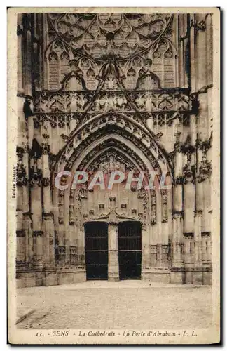 Cartes postales Sens La Cathedrale La Porte D&#39Abrabam