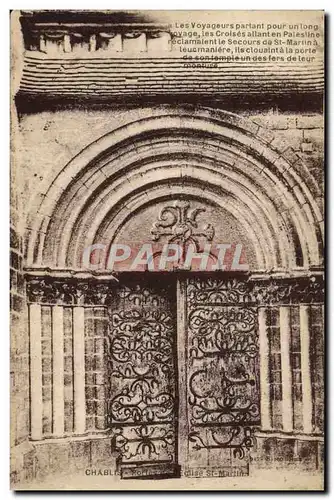 Cartes postales Chablis Eglise St Martin