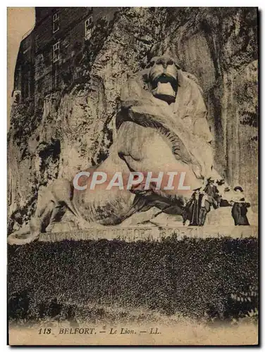 Cartes postales Belfort Le Lion