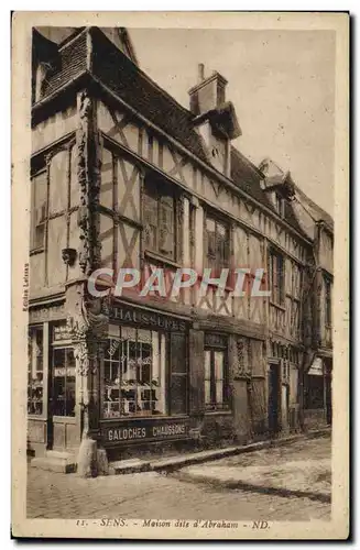 Cartes postales Sens Maison Dite D'Abraham