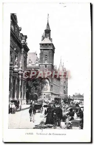 Ansichtskarte AK Paris Tribunal De Commerce Marche aux fleurs