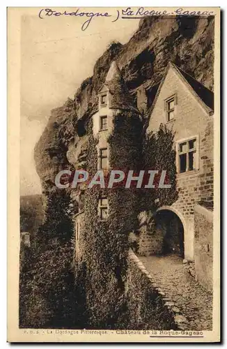 Ansichtskarte AK La Dordogne Pittoresque Chateau De La Roque Gageac