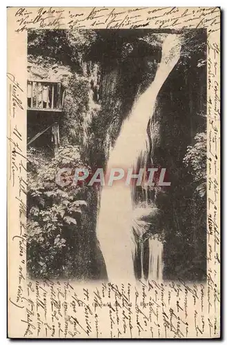 Cartes postales Cascade du plat a barbe