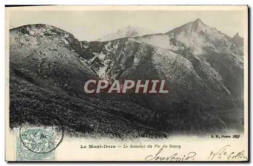 Cartes postales Le Mont Dore Le Sommet Du Pic Du Saucy