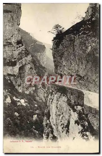 Cartes postales Route Des Goulets