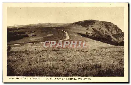 Cartes postales Ballon D'Alsace Le Sommet Et L'Hotel Stauffer