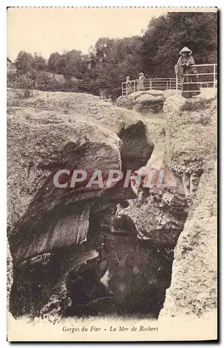 Cartes postales Gorges Du Fier La Mer De Rochers