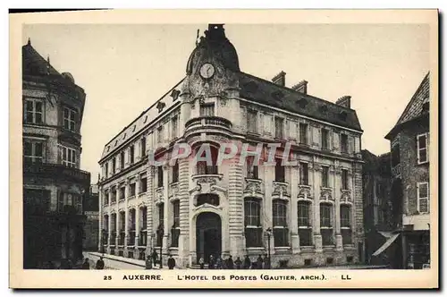 Ansichtskarte AK Auxerre L&#39Hotel Des Postes