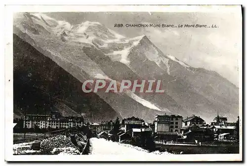 Cartes postales Chamonix Mont Blanc Le Mont Blanc