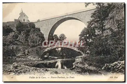 Ansichtskarte AK Vallee De La Cure Pierre Perthuis Les Ponts