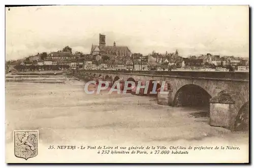 Ansichtskarte AK Nevers Le Pont De Loire Et Vue Generale De La Ville