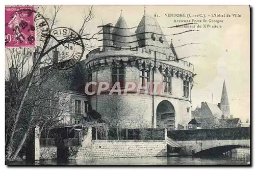 Cartes postales Vendome L&#39Hotel De Ville Ancienne porte St Georges