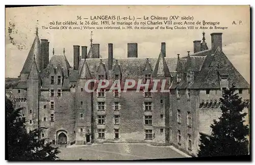 Cartes postales Langeais Le Chateau