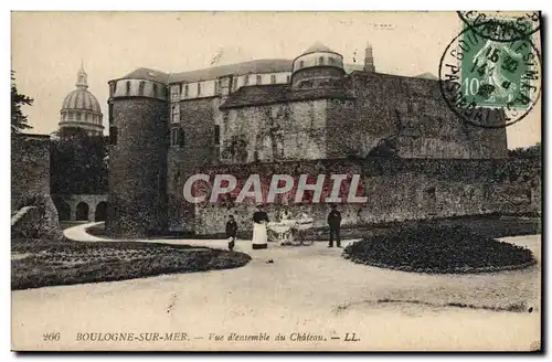 Cartes postales Boulogne Sur Mer Vue D'Ensemble Du Chateau