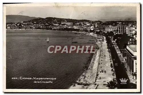 Ansichtskarte AK Cannes Vue Panoramique De La Croisette