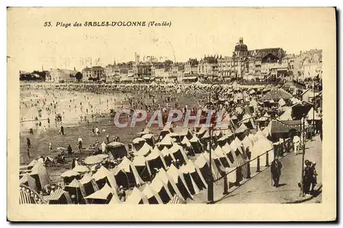 Cartes postales Plage Des Sables D&#39Olonne