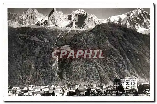 Cartes postales Chamonix Mont Blanc Et La Chaine Des Aiguilles