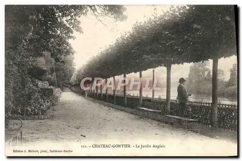 Cartes postales Chateau Gontier Le Jardin Anglais