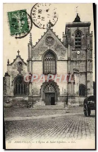Cartes postales Abbeville L&#39Eglise De Saint Sepulcre
