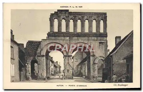 Cartes postales Autun Porte D&#39Arroux