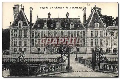 Cartes postales Facade Du Chateau De Courances