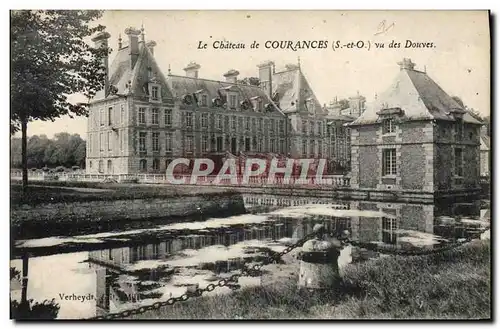 Cartes postales Chateau De Courances Vu Des Douves