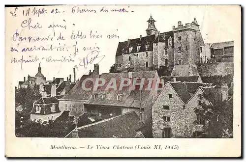 Ansichtskarte AK Montlucon Le Vieux Chateau