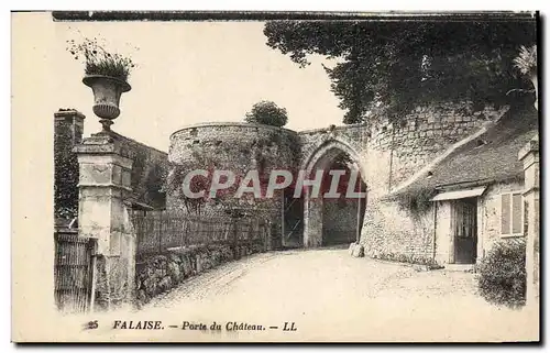 Cartes postales Falaise Porte Du Chateau