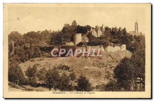 Cartes postales Bressuire Le Chateau Et I&#39Eglise