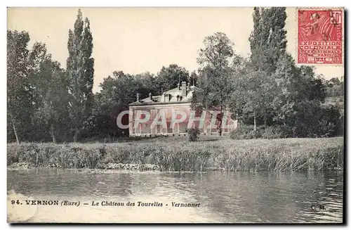 Cartes postales Vernon Le Chateau Des Tourelles Vernonnet