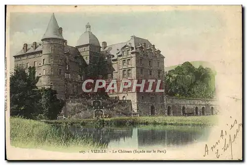 Ansichtskarte AK Vizille Le Chateau Facade sur le parc