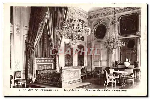 Ansichtskarte AK Palais De Versailles Grand Trianon Chambre De La Reine d&#39Angleterre