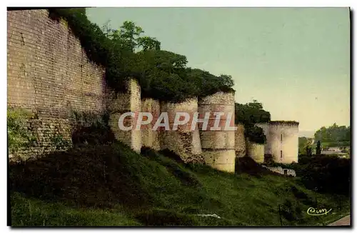 Cartes postales Chinon Le Chateau Cote Ouest