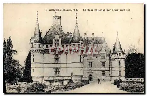 Cartes postales Azay Le Rideau Chateau National