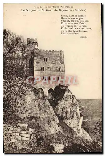 Ansichtskarte AK La Dordogne Pittoresque Le Donjon Du Chateau De Beynac