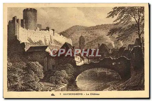 Cartes postales Kaysersberg Le Chateau