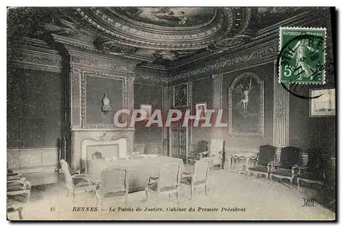 Cartes postales Rennes Le Palais De Justice Cabinet Du Premier President