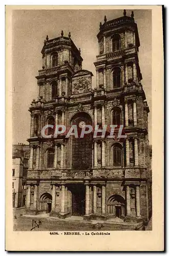 Cartes postales Rennes La Cathedrale