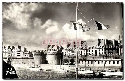 Cartes postales moderne Saint Malo La cite des corsaires Vieux remparts