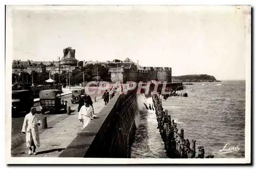 Cartes postales moderne Saint Malo Le Chateau et l&#39entree de la cite des corsaires du Sillon