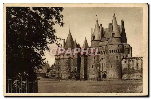 Cartes postales Bretagne Vitre Place Du Chateau