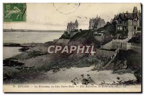 Cartes postales Dinard La Malouisne Au Loin Saint Malo