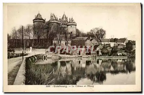 Cartes postales Combourg Le Chateau Et I&#39Etang