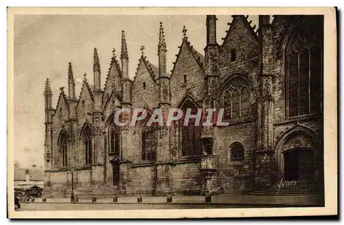 Ansichtskarte AK Bretagne Vitre Eglise Notre Dame Face Laterale Sud