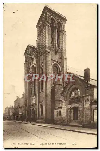 Ansichtskarte AK Bordeaux Eglise Saint Ferdinand